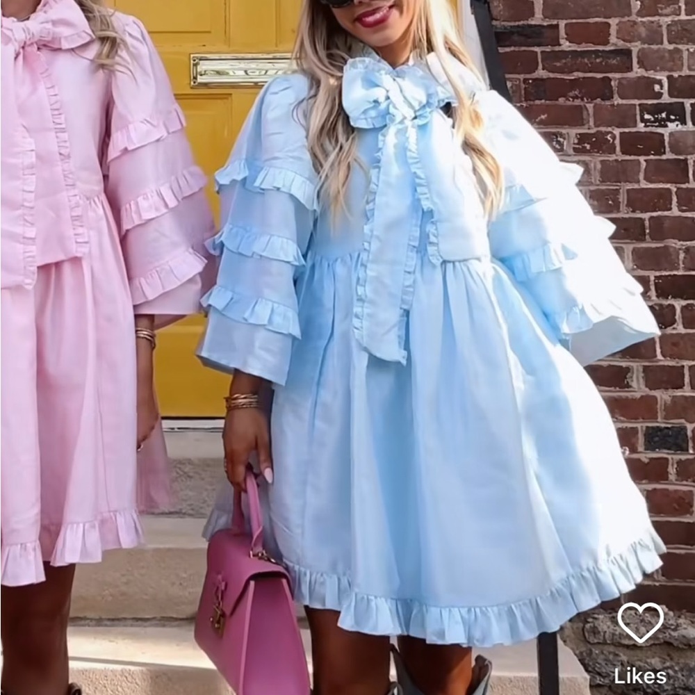 Wilson Blue Bell Sleeve Sundress for Weddings